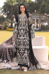 Musferah Saad - LUSTRE  - black - Lawn - 3 Piece
